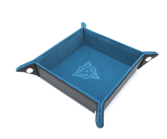 Die Hard Folding Square Tray w/ Teal Velvet